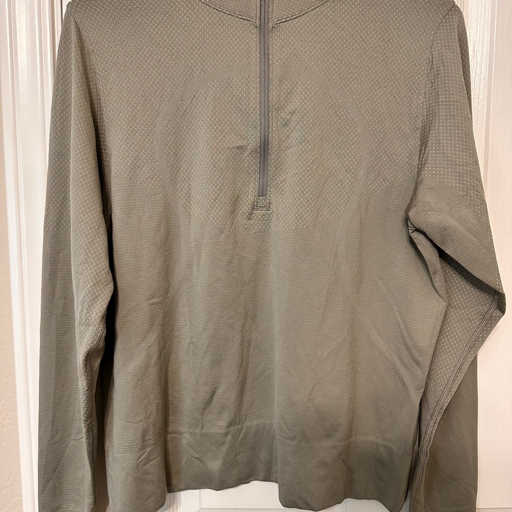 Lululemon Quarter Zip Pullover – Grey – Size 8